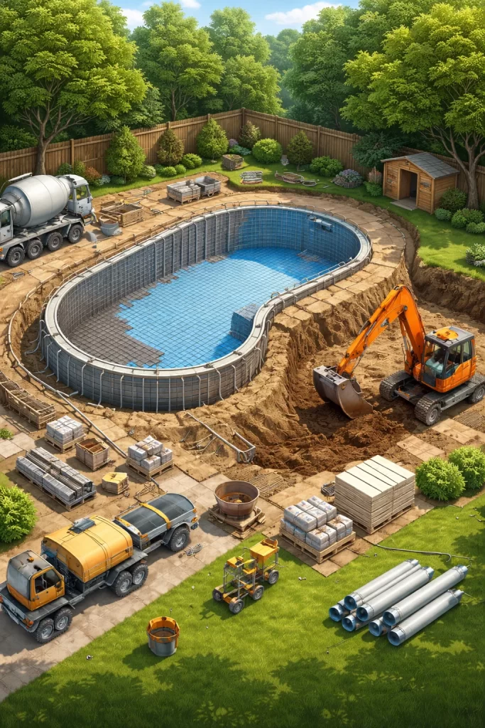 شركة بناء حمامات سباحة