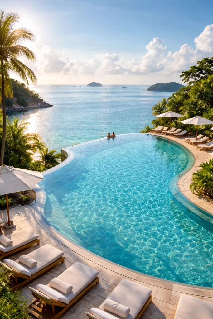 حمامات سباحة انفينتي