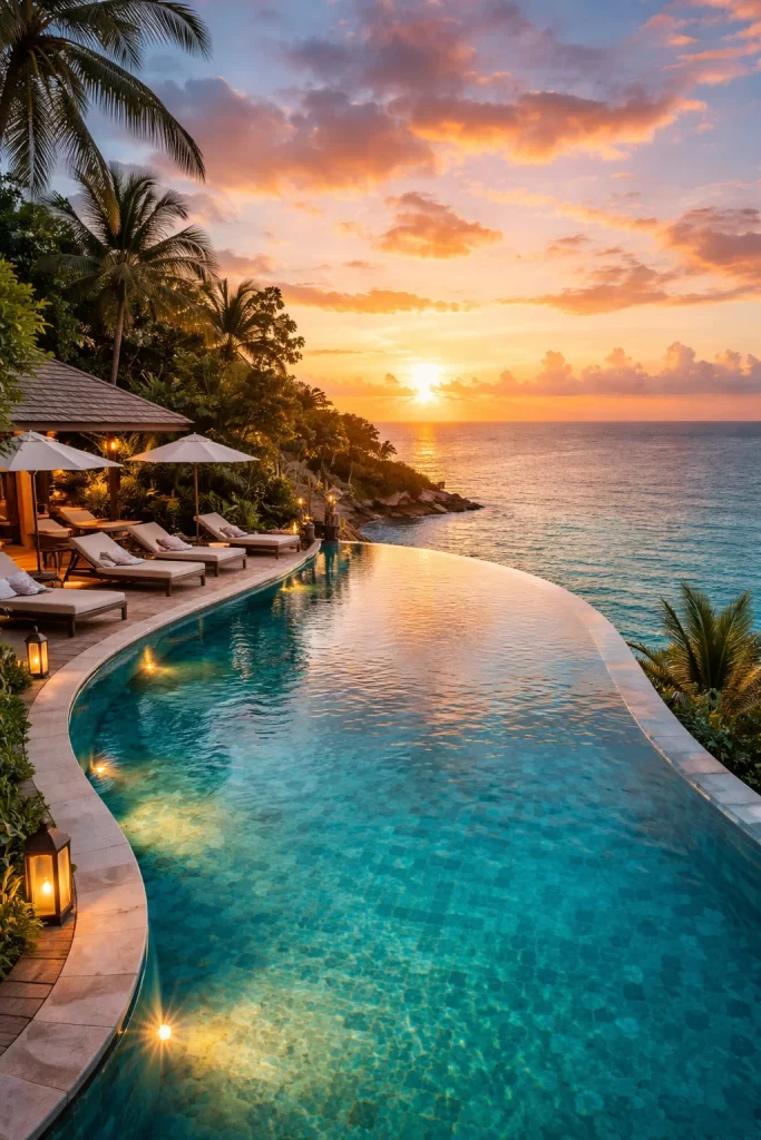 حمامات سباحة انفينتي