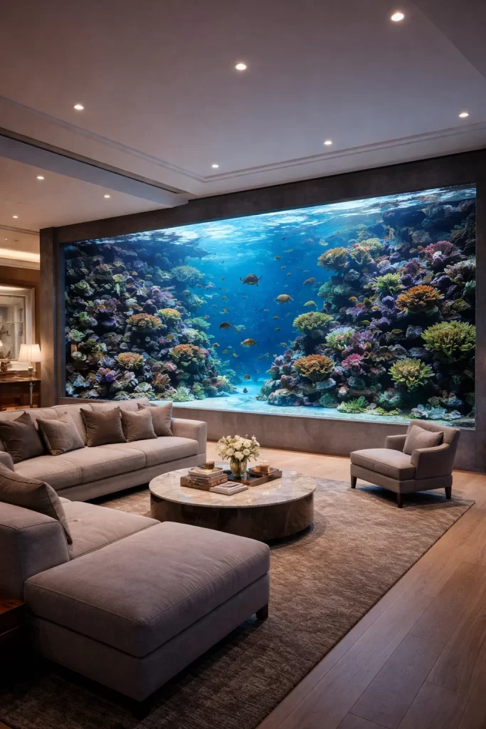 نشاء احواض سمك كبيرة