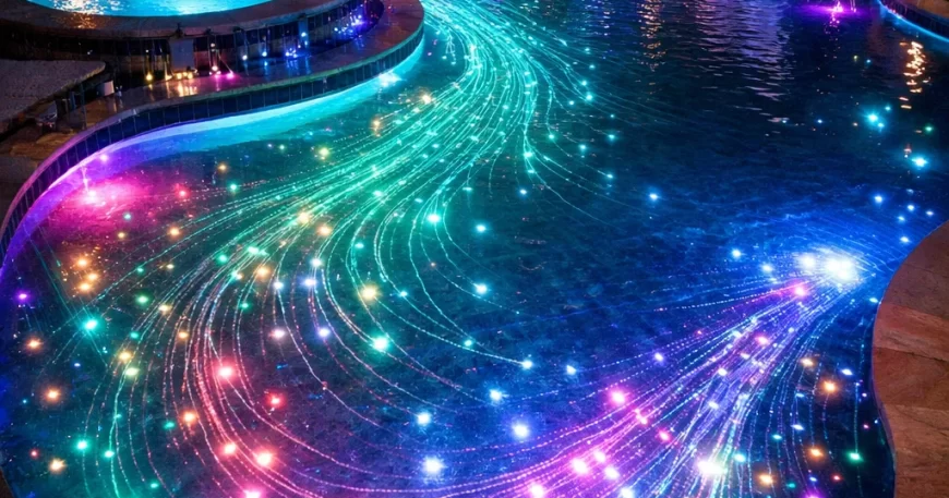 فايبر اوبتيك حمامات سباحة